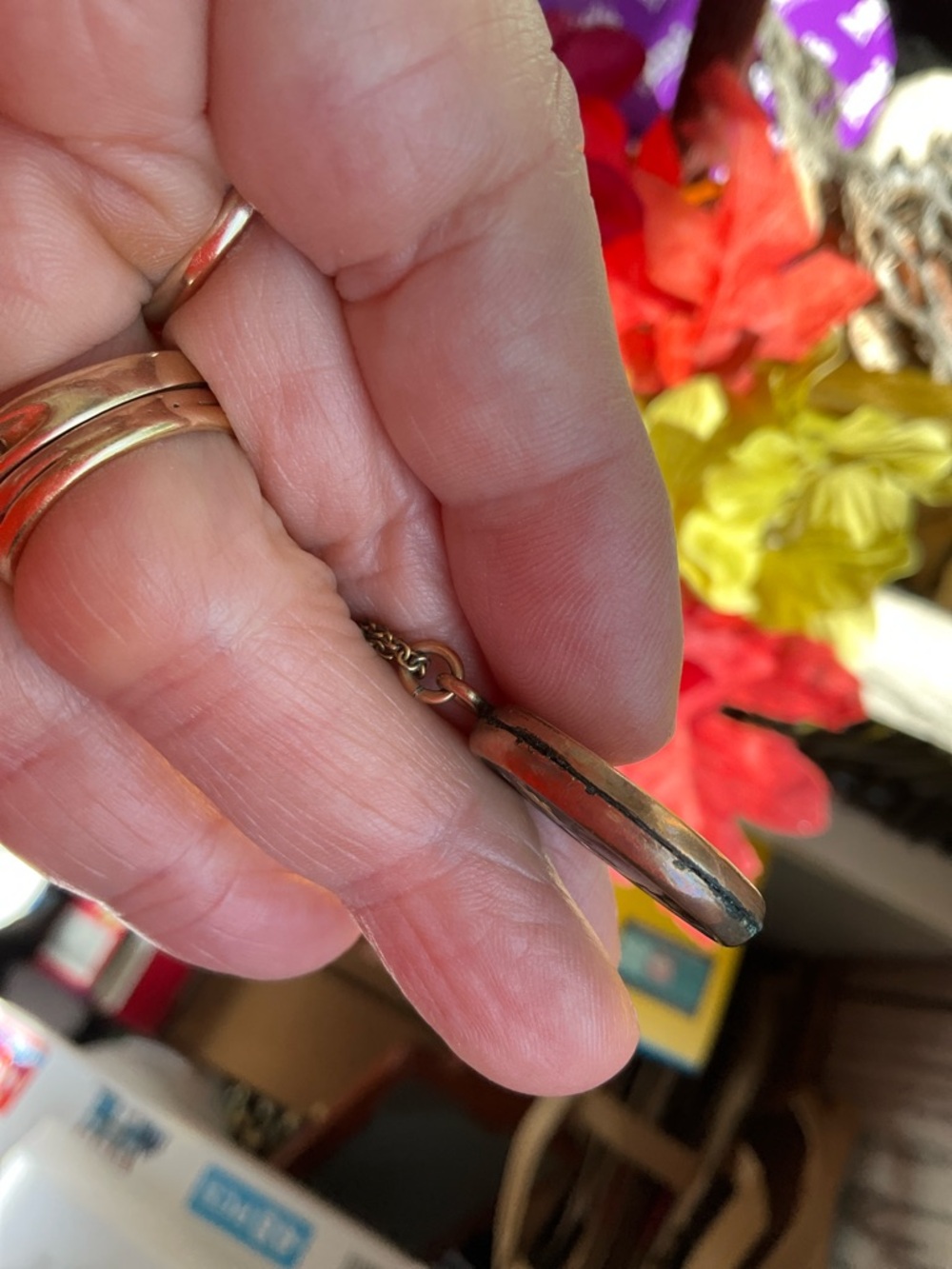 Antique locket necklace - Picture 4 of 9